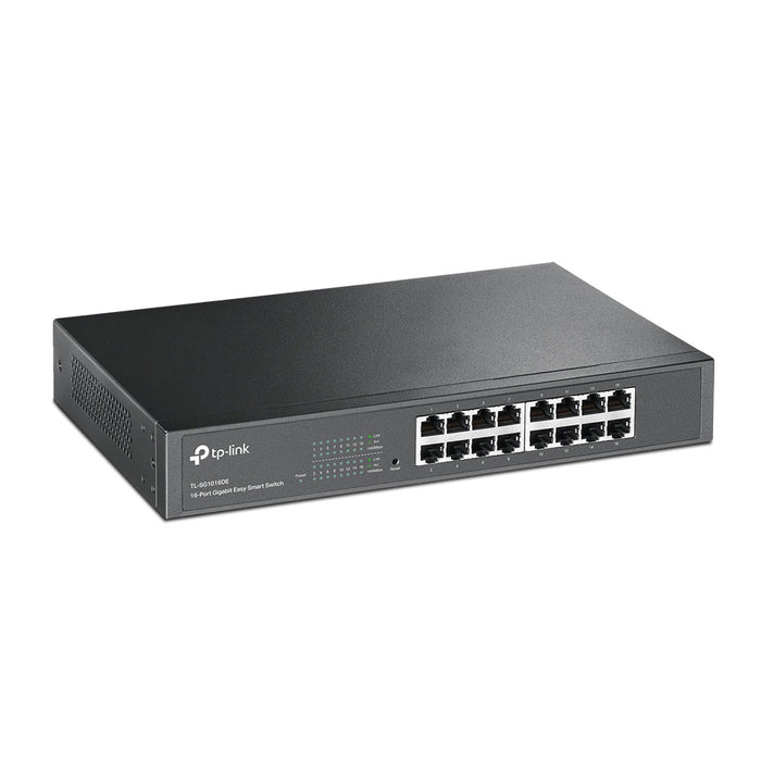 TP-LINK 16-PORT GIGABIT RACKMOUNT SMART SWITCH - NET-TL-SG1016DE