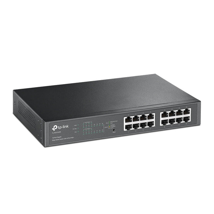TP-LINK 16-PORT GBE 8-PORT POE+ EASY SMART SWITCH - NET-TL-SG1016PE