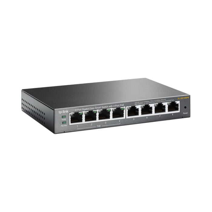 TP-LINK 8-PORT GIGABIT EASY SMART POE SWITCH - NET-TL-SG108PE