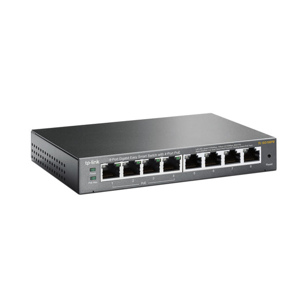 TP-LINK 8-PORT GIGABIT EASY SMART POE SWITCH - NET-TL-SG108PE