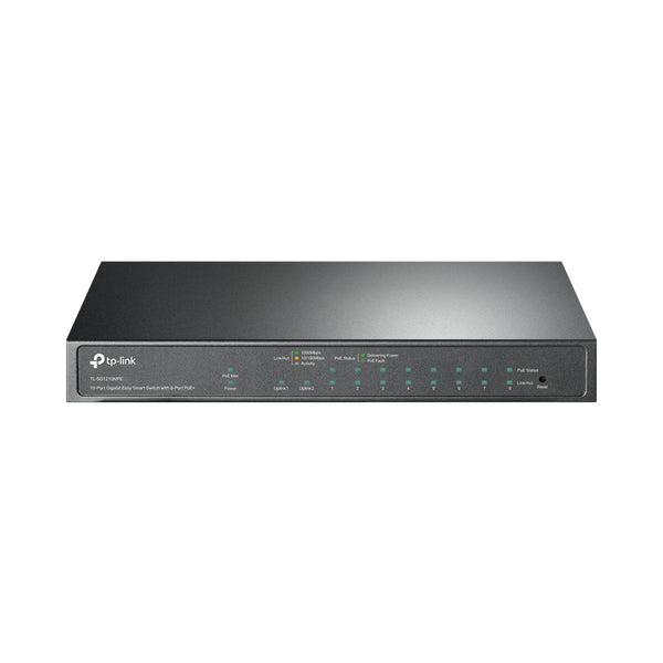 TP- LINK 10-PORT GIGABIT EASY SMART SWITCH - NET-TL-SG1210MPE