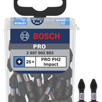 Bosch - Screwdriver Bit Impact T30 25mm 25pc - 2607002807