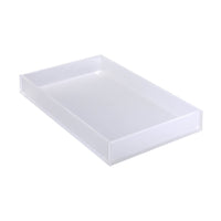 TIGER Lucite Tray - Ice White GN1/1 Acrylic Serving Tray 530x325x75mm - CHAVDA.COM