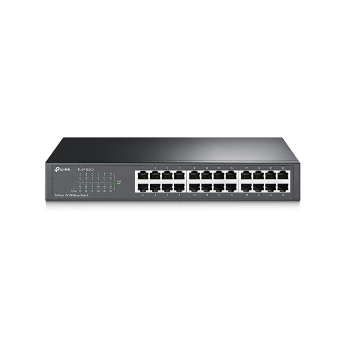 TP-LINK 24 PORT UNMANAGED RACKMOUNT SWITCH,TL-SF1024D