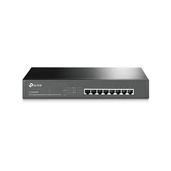 TP-LINK 8 PORT GIGABIT UNMANAGED RACKMOUNT POE SWITCH,TL-SG1008MP