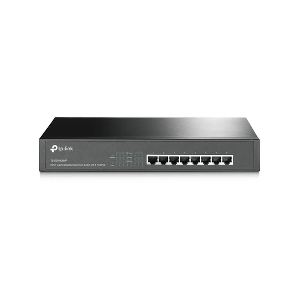 TP-LINK 8 PORT GIGABIT UNMANAGED RACKMOUNT POE SWITCH,TL-SG1008MP