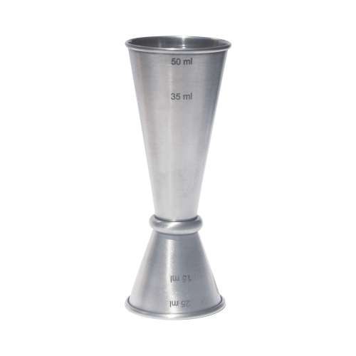 Japanese Style Cocktail Jigger - 25ml/50ml Stainless Steel Bartender Measuring Tool | Tot Measure for Perfect Cocktails