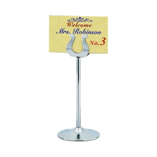 BCE Table Number Stand S/Steel - 200Mm - TNS0200
