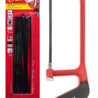 TorkCraft Junior Hacksaw 150mm with 10 Blades - Compact Cutting Tool