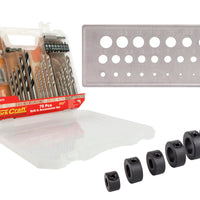 Tork Craft Drill Accessory Set 70 Pc Nr06070 C/W Drill Meas. Plate Tcds001 & Drill Torkit013