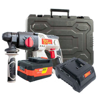 Tork Craft 20V Cordless SDS Rotary Hammer Drill TC20190 with Battery & Charger. Power tool for concrete drilling.