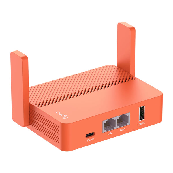Cudy AC1200 Wi-Fi Mini VPN Router - Orange-TR1200