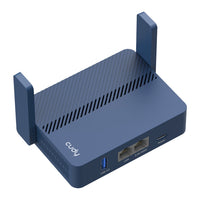 Cudy AX3000 2.5G Wi-Fi 6 Mini VPN Travel Router - Navy Blue-TR3000