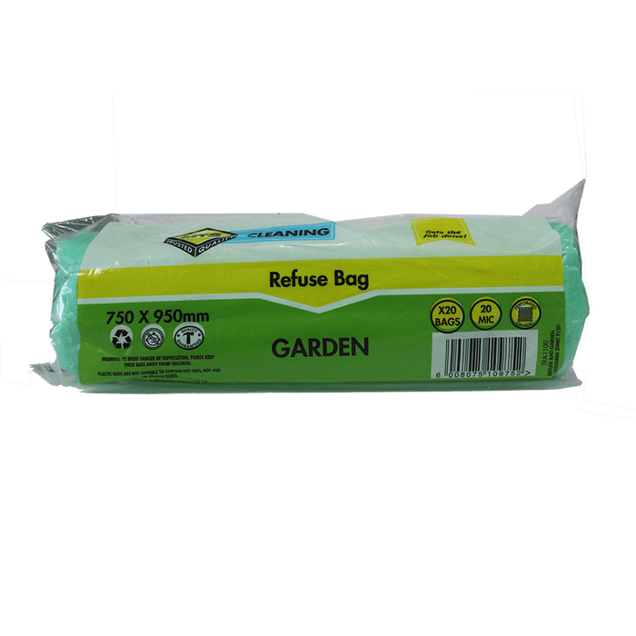 Refuse Bag Mts Garden Gr 95 X75 P20 20 Mic Tra1100