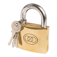 Tri Circle Padlock Brass Box Key Alike 50 Mm 265 Trc0155