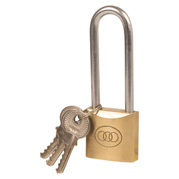 Tri Circle Padlock Brass Box Long Shckl 32 Mm 263 L Trc0090 MTS
