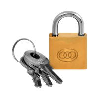 Tri Circle Padlock Brass Prepack 25 Mm 262 Trc2210