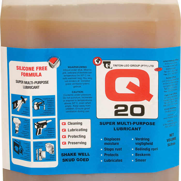 Q 20 MOISTURE REPELLENT 5 LITRE 030023 - TRG0013