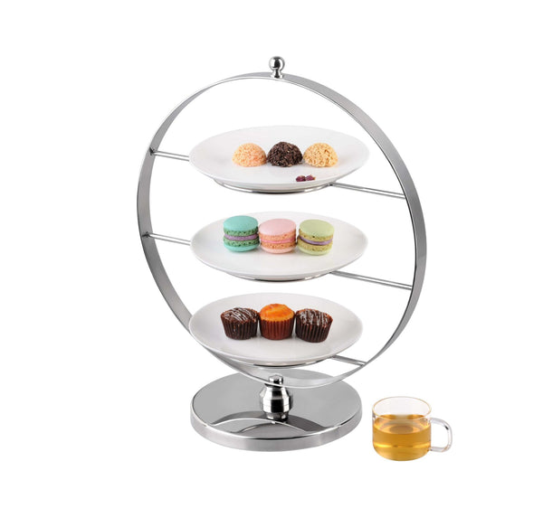 TIGER Tea Stand - Swivel High - 3 Tier - TST0003