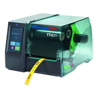 HellermannTyton TT431 Thermal Transfer Printer, 300 DPI Label Maker - High-Resolution Printing for Labels, Tags, and More