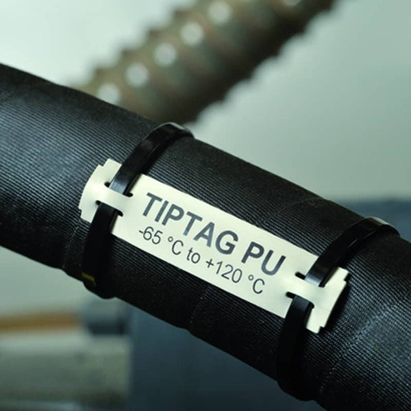 TIPTAG High Temp Cable Tag 15x65mm White | Cable marking at chavda.com