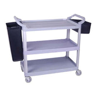 BCE Tea Trolley Plastic - 3 Shelf - 1030Mm X 510Mm X 960Mm - TTP0001