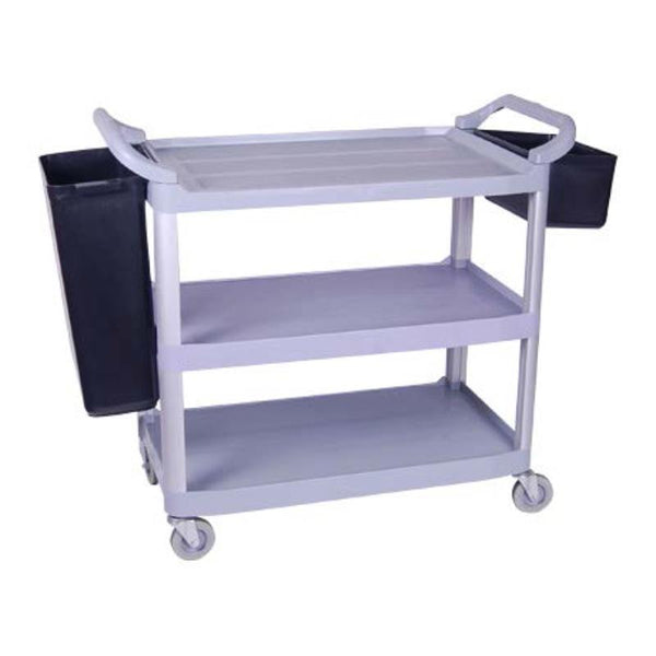 BCE Tea Trolley Plastic - 3 Shelf - 1030Mm X 510Mm X 960Mm - TTP0001