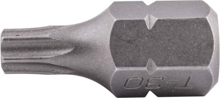 TORX T30 Tamper Proof Bit: Close-up view of a T-30 tamper-resistant driver bit.