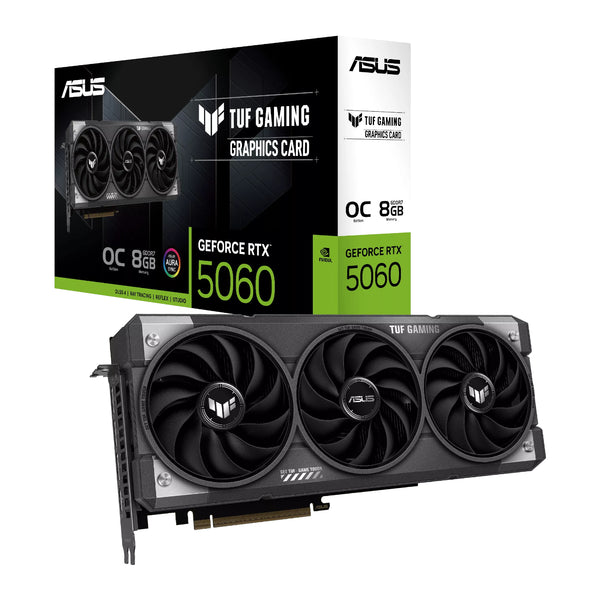 ASUS TUF Gaming GeForce RTX 5060 8GB GDDR7 OC Edition Graphics Card-TUF-RTX5060-O8G