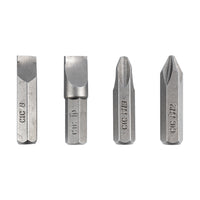IMPACT DRIVER INSERT BITS 4PC 5/16' PH2/PH3/SL8MM/SL10MM