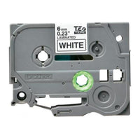 HellermannTyton : Brother TZ Label Tape 8.0Mm x 8.0M  on White - (TZ211)