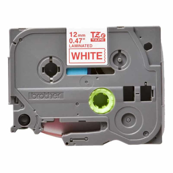 HellermannTyton : Brother TZ Label Tape 12mm x 8.0M Red on White - (TZ232)