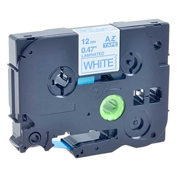 HellermannTyton : Brother TZ Label Tape 12mm x 8.0M  on White - (TZ233)