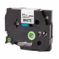 HellermannTyton : Brother TZ Label Tape 24mm x 8.0M  on White - (TZ251)