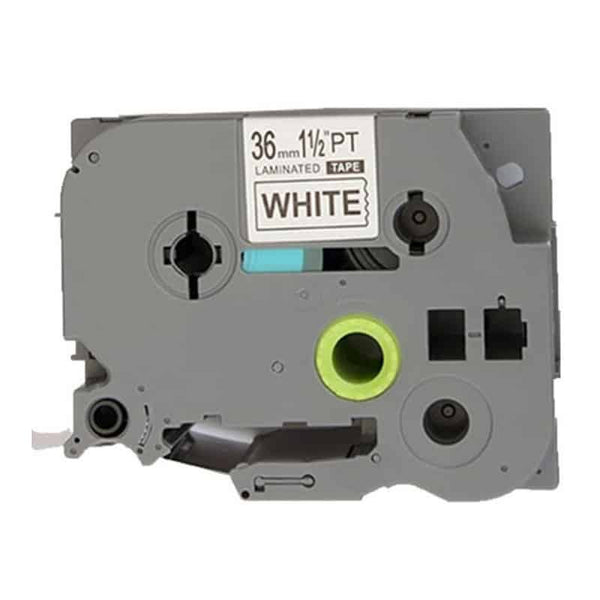 HellermannTyton : Brother TZ Label Tape 36mm x 8.0M  on White - (TZ261)