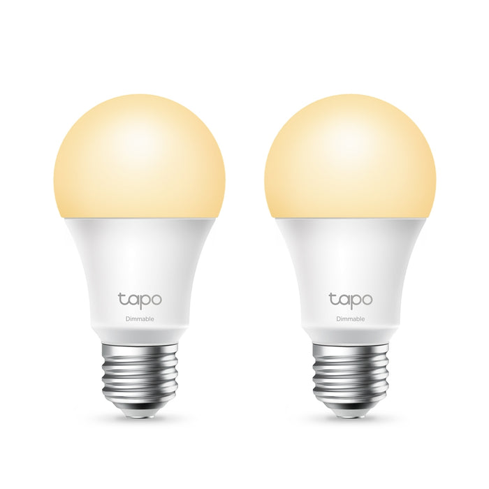 TP-LINK TAPO SMART WIFI LIGHT BULB- DIMMABLE- 2PK - NET-TL-TAPO-L510E-2P