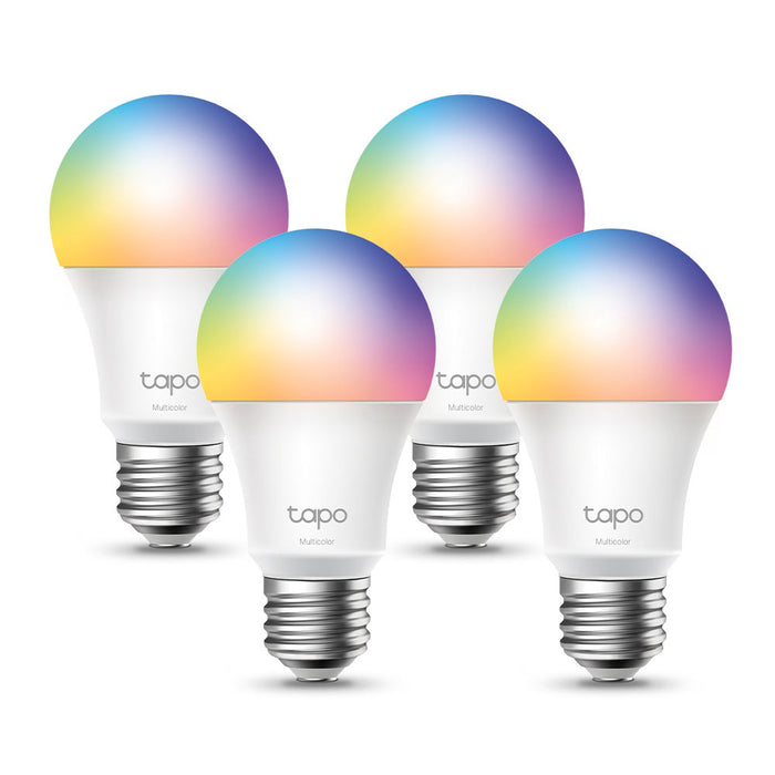 TP-LINK TAPO SMART WIFI LIGHT BULB-MULTICOLOUR 4PK - NET-TAPO-L530E-4PK