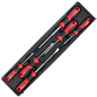 TorkCraft Red Mechanics Tool Box 172-Piece Set Open, Wrenches, Sockets, Pliers 