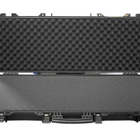 PLASTIC CASE 1040 X 350 X 130MM OD WITH FOAM BLACK RIFLE CASE WATER &