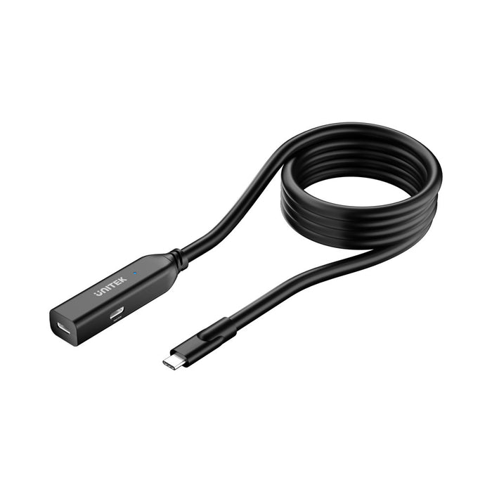 UNITEK 5M 10GBP USB-C EXTEND  CAB,BLK(U1335ABK01) - CNV-USB-C-EXTENDER