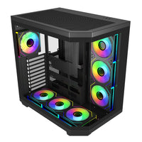 FSP U580 ARGB ATX Ultra Tower Gaming Chassis - Black-U580-BA