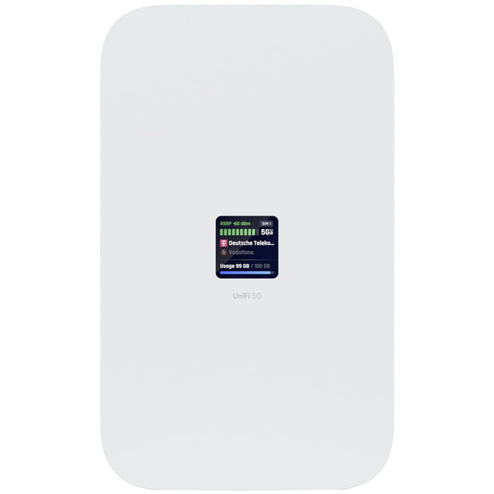 Ubiquiti UniFi 5G Max Modem with PoE input and 2.5Gbps Ethernet - U5G-MAX