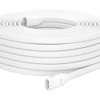 Ubiquiti UISP Power Transport Cable 30M - White Coiled Cable with Connector | UACC-Cable-PT-30M