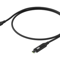 Ubiquiti USB-C Cable with Charge Display Black | UACC-Cable-USB-100W-1M-BK