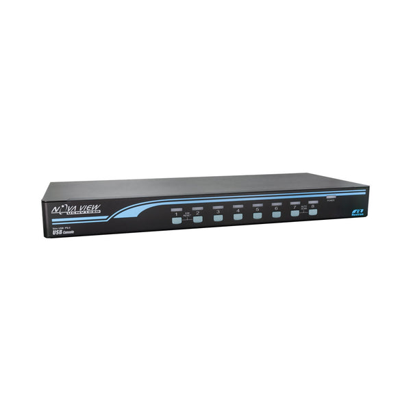 REXTRON 8PORT KVM USB/PS2 CONS,PC SIDE,BRACKET/CAB - REX-UCNV108DRBC