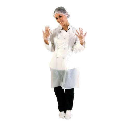 CHEFWARE Disposable Aprons - Pack Of 100 - UDA0001