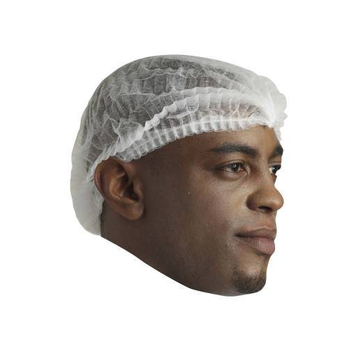 CHEFWARE Disposable Mop Cap - White - Pack Of 100 - UDC0001