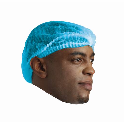 CHEFWARE Disposable Mop Caps - Blue - Pack Of 100 - UDC2001