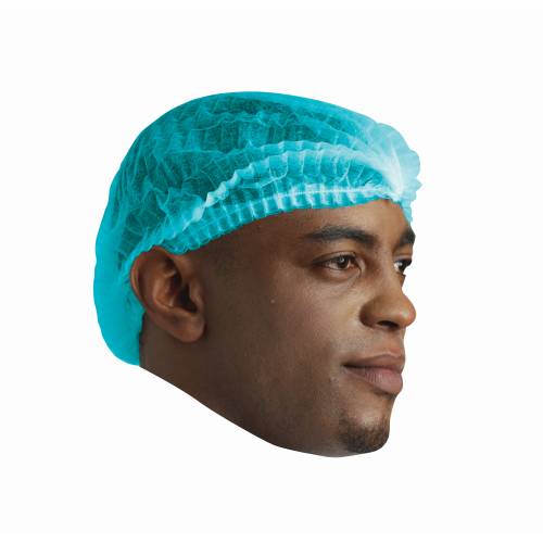 CHEFWARE Disposable Mop Caps - Green - Pack Of 100 - UDC4001