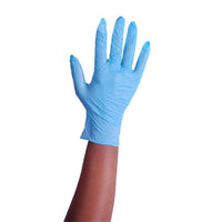 CHEFWARE Disposable Nitrile Powder Free Gloves - Medium - Blue - Pack Of 100 - UDN0001